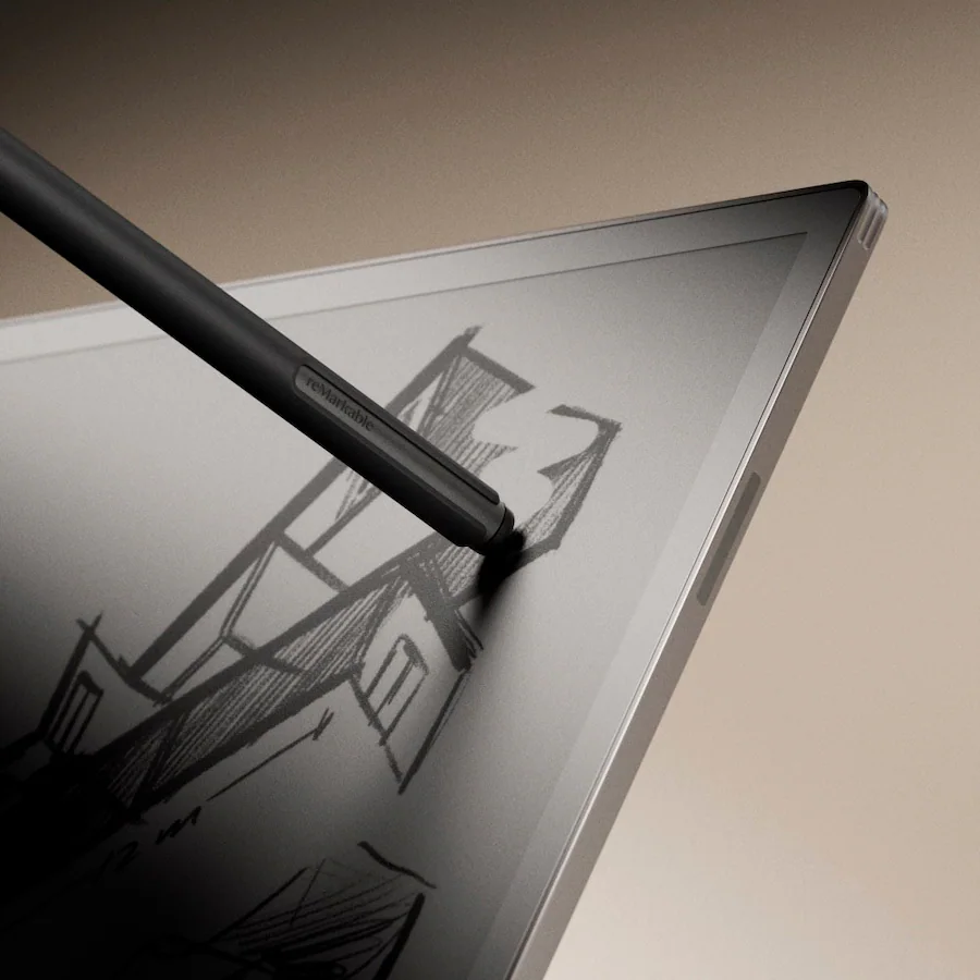 reMarkable Marker Plus with Built-in Eraser for reMarkable Paper Pro, Warm Black — Warm Black