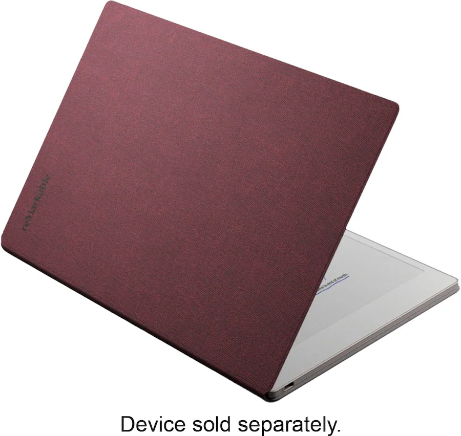 reMarkable Paper Pro Mosaic Weave Book Folio for 11.8-inch Paper Tablet, Burgundy — Burgundy