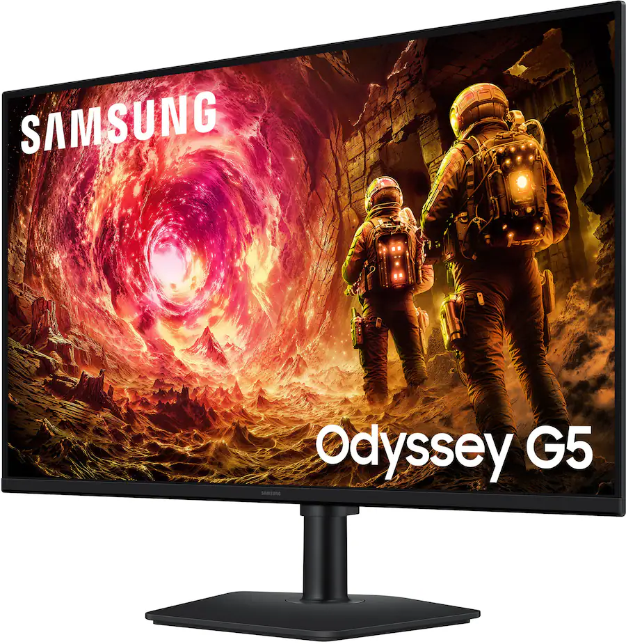 Samsung 32″ Odyssey G5 G50F QHD Fast IPS 180Hz Gaming Monitor, Black
