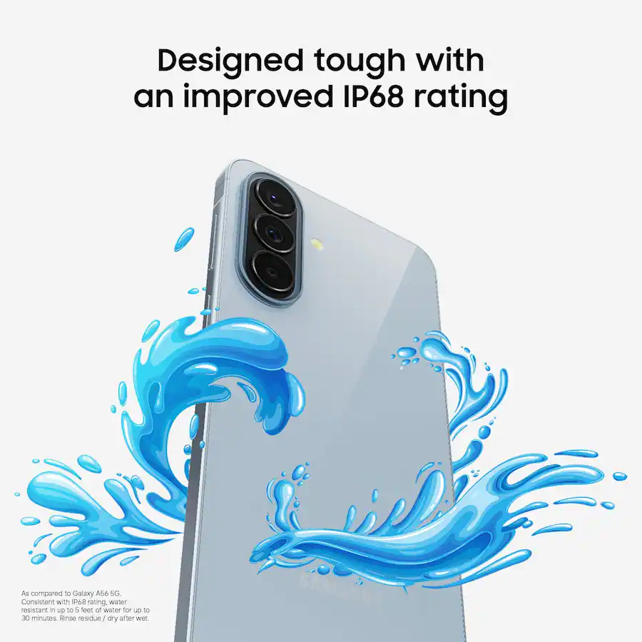 Samsung Galaxy A57 5G 128GB Unlocked Smartphone, Awesome Icy Blue — Awesome Icy Blue