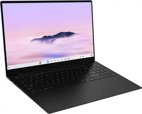 Samsung Galaxy Chromebook Plus 15.6 AMOLED Laptop with Google AI, Intel Core 3, 8GB Memory, 256GB Storage, Neptune Blue