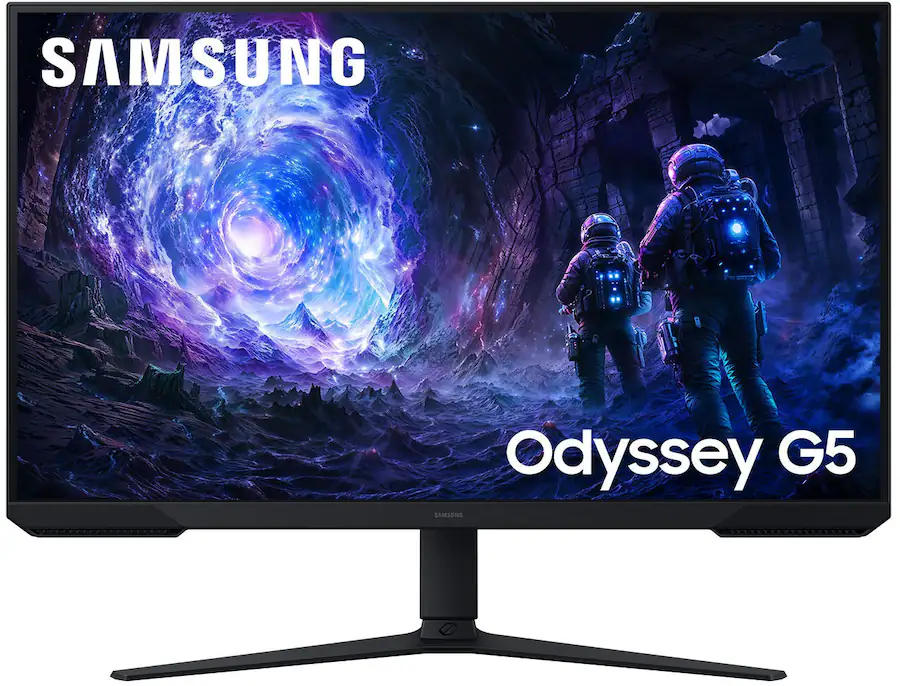 Samsung Odyssey G51F 32 inch QHD 180 Hz 1 ms AMD FreeSync Gaming Monitor with HDR10 Black — Black