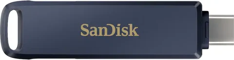 SanDisk 256GB USB Flash Drive for iPhone (Lightning & USB Type‑C), Metallic Sky Blue