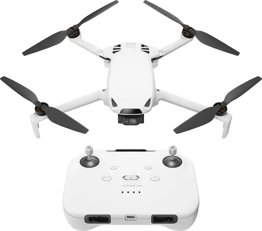 SKYROVER S1 Fly More Combo 8K Drone with Remote Controller, White — White