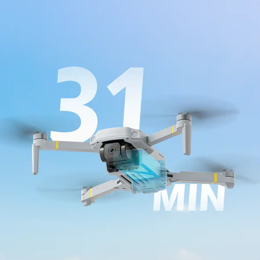 SNAPTAIN P30 Pro 4K Camera GPS Drone and Remote Controller, Gray — Gray
