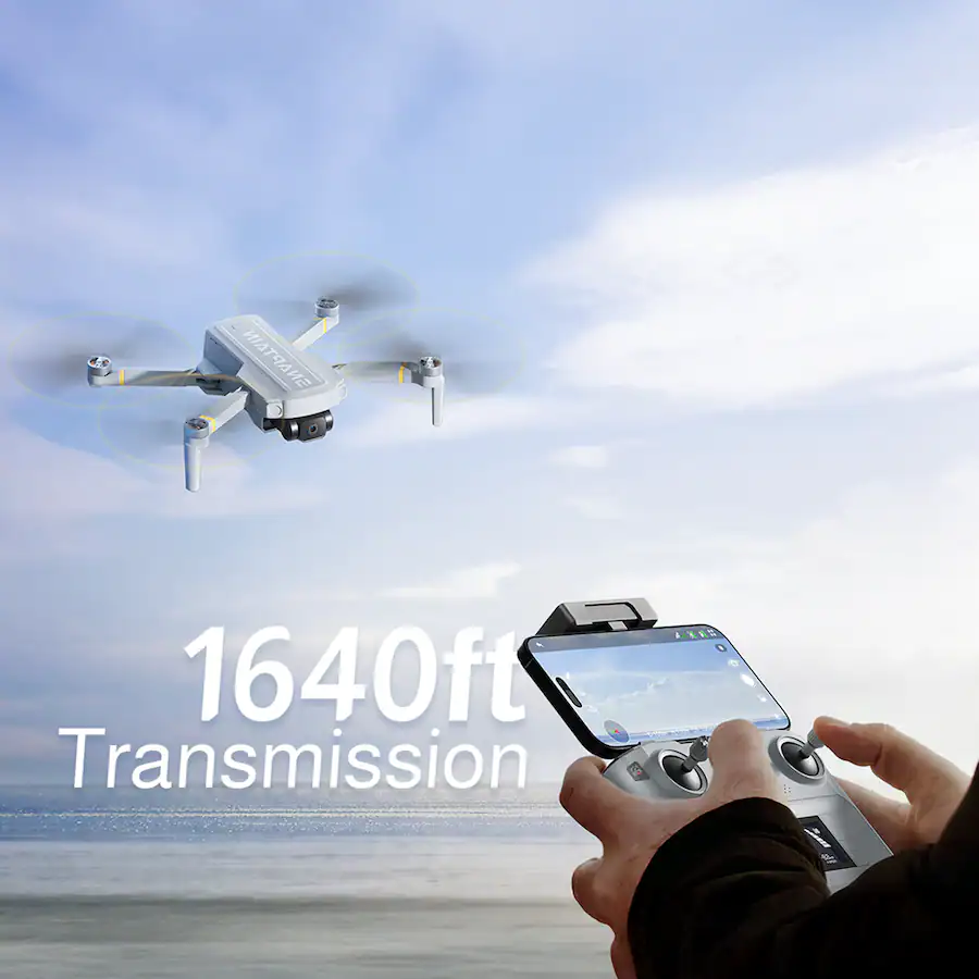 SNAPTAIN P30 Pro 4K Camera GPS Drone and Remote Controller, Gray — Gray