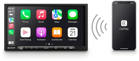 Sony 7″ Wireless Apple CarPlay & Android Auto Digital Media Receiver (Maestro Compatible), Black