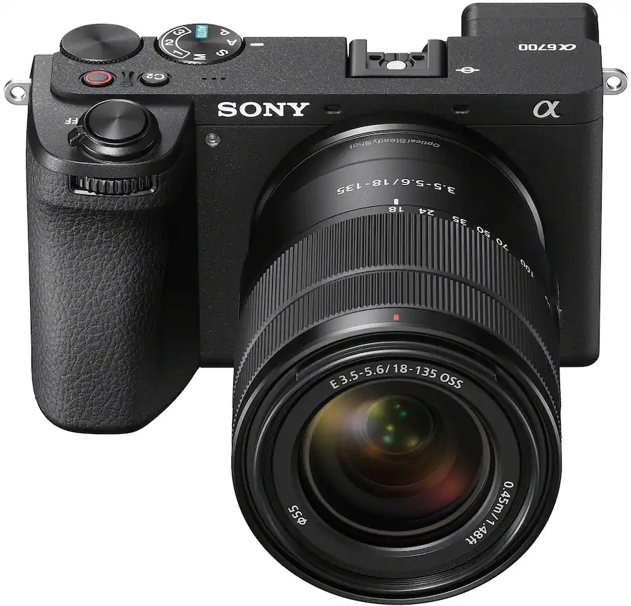 Sony Alpha a6700 APS-C Mirrorless Camera with E 18-135mm Lens, Black — Black