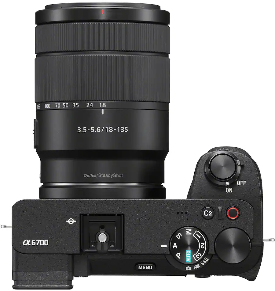Sony Alpha a6700 APS-C Mirrorless Camera with E 18-135mm Lens, Black — Black