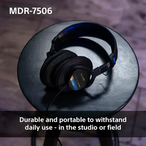 Sony Professional Studio Headphones, Black