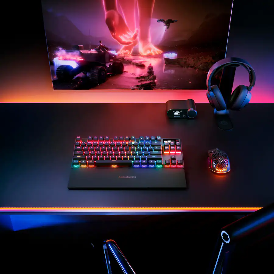 SteelSeries Apex Pro TKL Gen 3 Wireless Gaming Keyboard, Black — Black