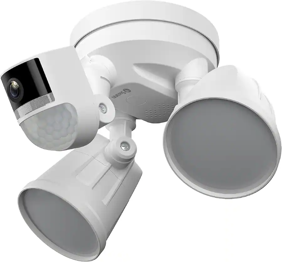 Swann Wi-Fi 4K Security Surveillance Floodlight Camera, White — White