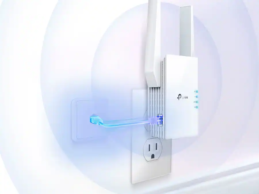 TP-Link AX3000 Dual-Band Wi-Fi 6 Range Extender, White — White