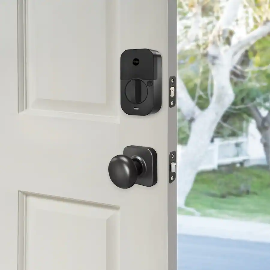 Yale Assure Lock 2 Smart Lock Wi‑Fi Deadbolt with Touchscreen Keypad & Fingerprint Access, Black Suede — Black Suede