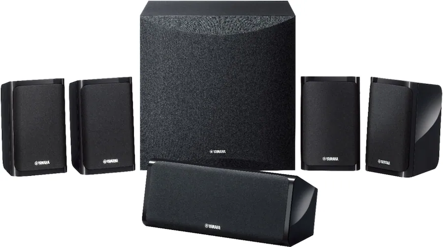Yamaha YHT‑5960 Premium All‑in‑One Home Theater System with 8K HDMI & Wi‑Fi, Black — Black