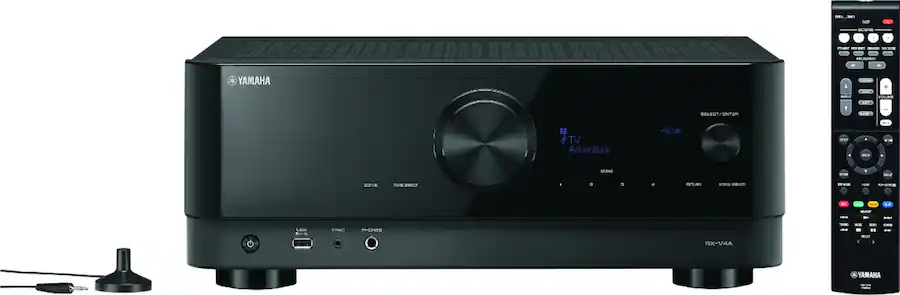 Yamaha YHT‑5960 Premium All‑in‑One Home Theater System with 8K HDMI & Wi‑Fi, Black — Black