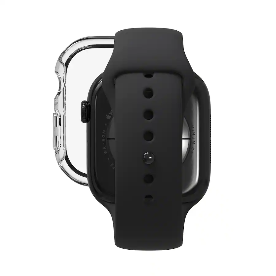 ZAGG InvisibleShield Glass Elite 360 Integrated Bumper Screen Protection for Apple Watch Series 11/10 Large, Clear — Clear